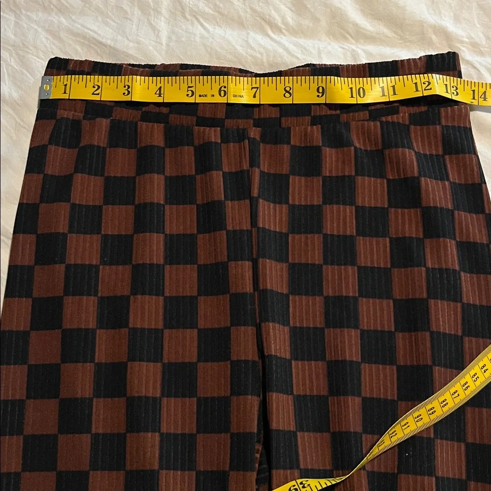 Dressed in LALA Malone Biker set in Mocha and Black Checkerboard - Picture 14 of 16